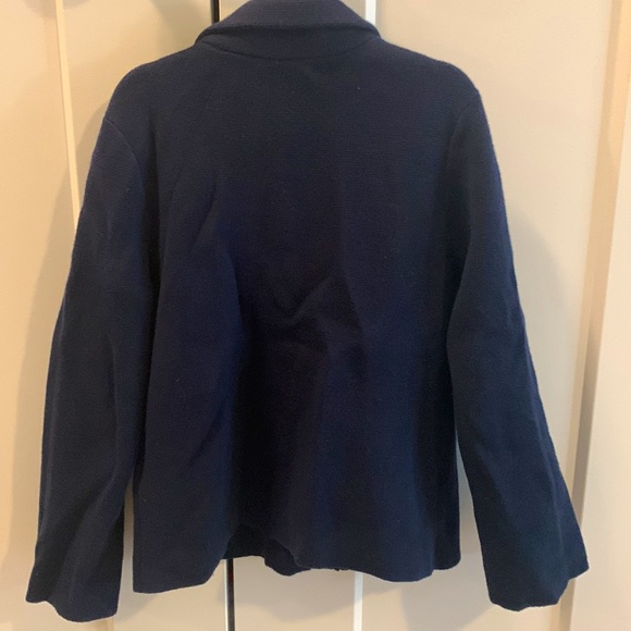 Jcrew Crewcuts Kids Navy Heart Cardigan Sweater - Picture 4 of 4